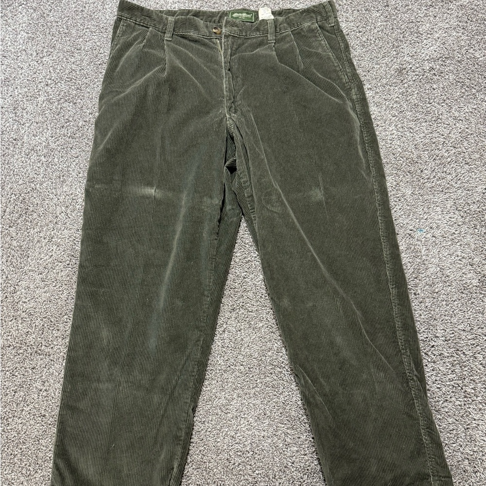 Vintage Eddie Bauer Corturoy Drk‎ Green Pants